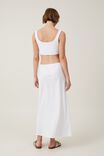Haven Maxi Slip Skirt, WHITE - alternate image 3