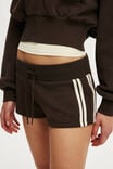 Micro Sweatshort, DARK OAK/STRIPE - example image 3