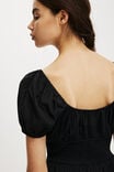 Charlotte Maxi Dress, BLACK TEXTURE - alternate image 4