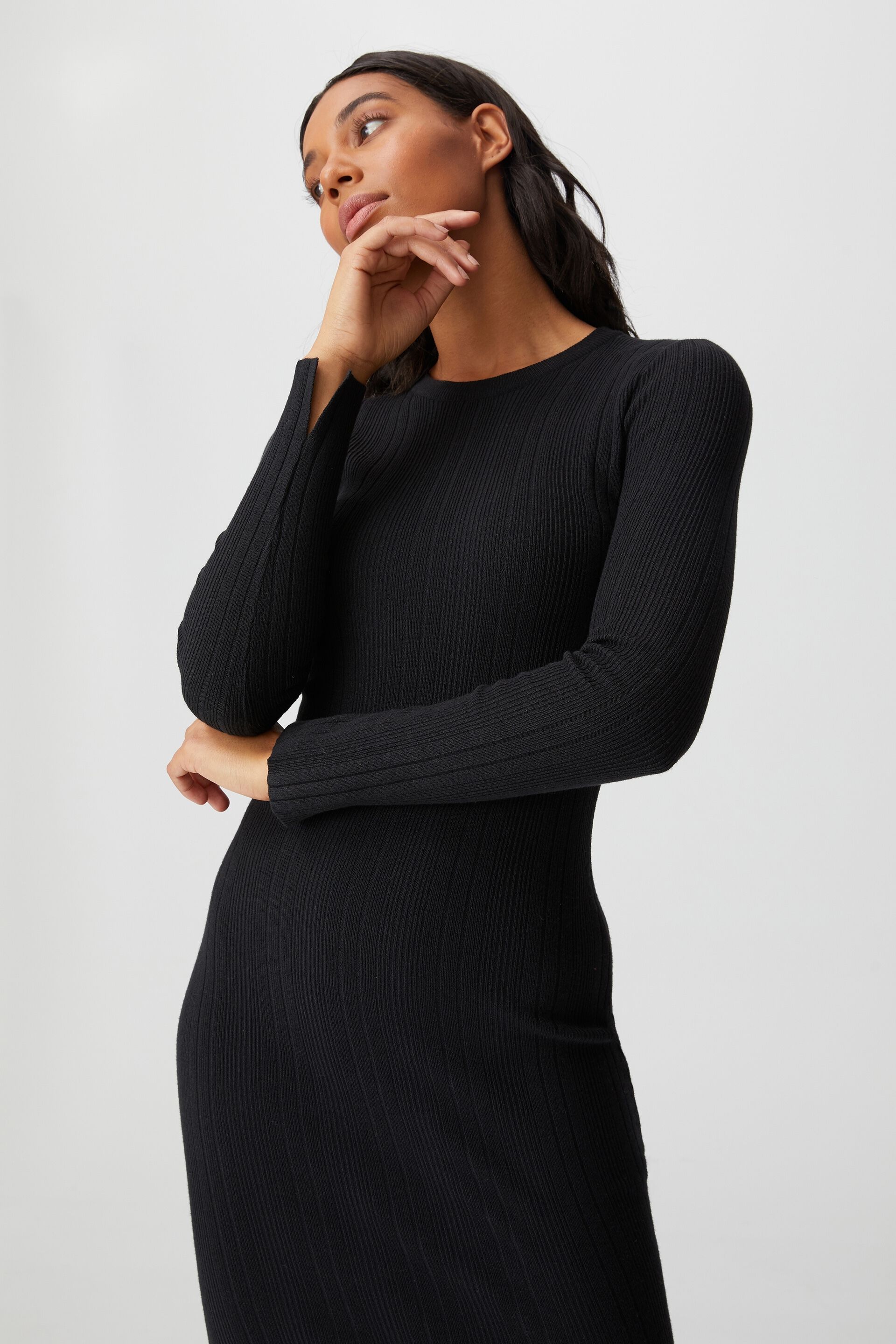 Women Dresses | Ultimate Knit Midi Dress - SX53447