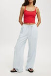 Haven Wide Leg Pant, BLUE GINGHAM - alternate image 4