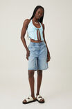 Mia Tie Front Halter Top, SEA SPRAY - alternate image 2