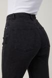 Calça - Curvy Stretch Straight Jean, GRAPHITE BLACK - vista alternativa 3