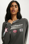 Ls Oversized Graphic Tee, SPEEDWAY / SLATE - example image 4