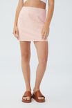 Cali Mini Skirt, SPRING GINGHAM POPPY PINK/SWEET ORANGE