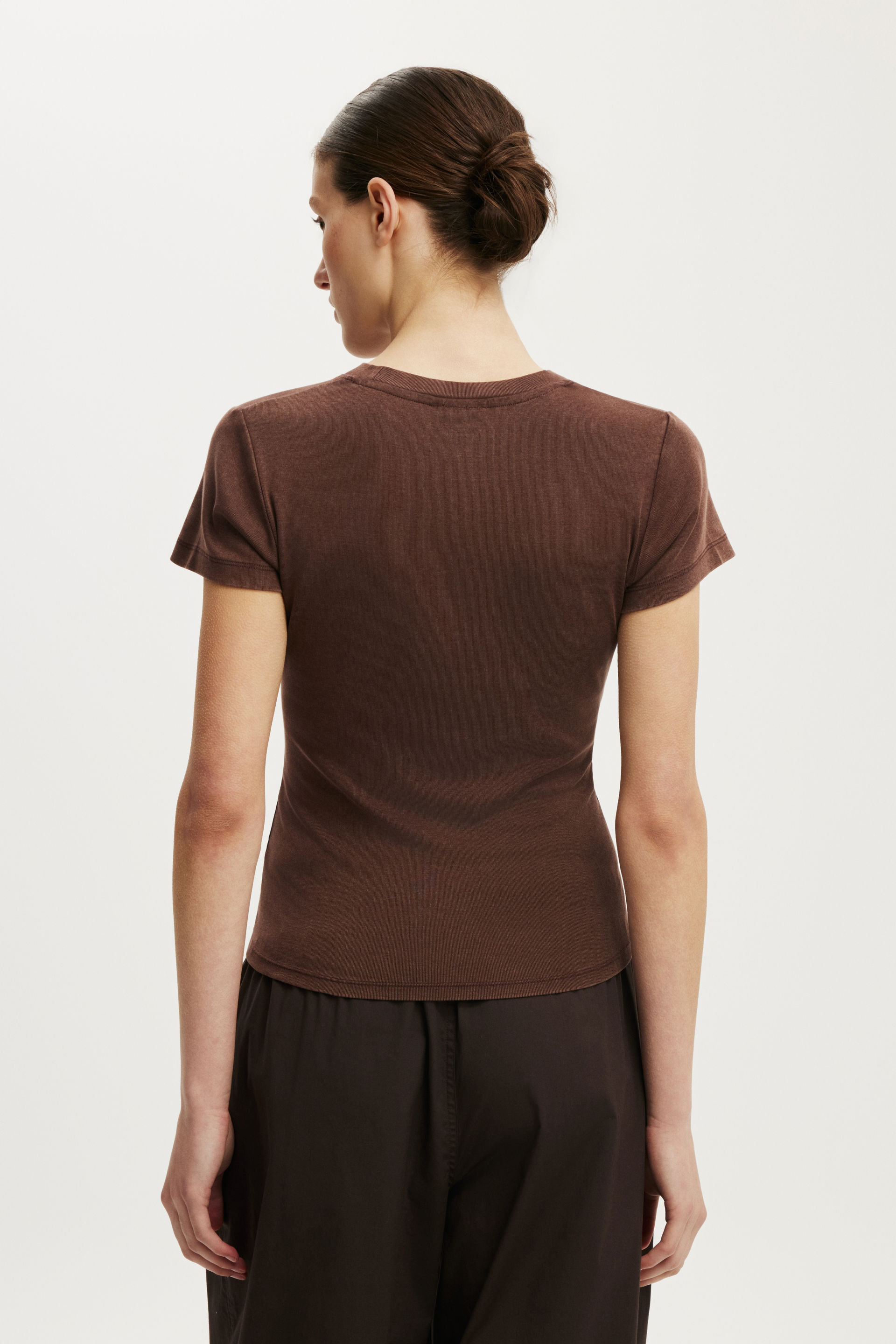 Women's Brown Jeep Graphic Tiny Tee | Cotton On United States