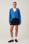 Luxe Rib Cardi, BUZZY BLUE MARLE - alternate image 2