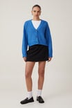Luxe Rib Cardi, BUZZY BLUE MARLE - alternate image 2