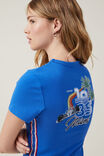 Fitted Graphic Longline Tee, MIAMI 1985/PACIFIC BLUE - alternate image 4