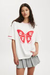 Olivia Rodrigo Boxy Graphic Tee, LCN BR OLIVIA RODRIGO GUTS BUTTERFLY/VW - alternate image 1