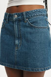Original Denim Mini Skirt, SEA BLUE - alternate image 4