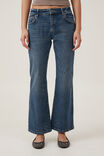 Stretch Bootcut Flare Jean Asia Fit, BOTTLE BLUE - alternate image 4
