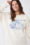 Classic Graphic Sweatshirt, COLORADO SPRINGS/ EGG SHELL WHITE