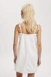 Gigi Denim Mini Dress, VINTAGE WHITE - alternate image 3