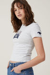 Fitted Longline Ford Tee, LCN FORD ORIGINAL/LIGHT GREY MARLE - alternate image 4