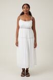 Vestido - Rylee Lace Trim Maxi Dress, WHITE - vista alternativa 1