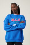 Classic Fleece Graphic Crew Sweatshirt, MCU / PACIFIC BLUE - alternate image 1