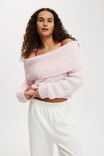 Classic Fleece Wide Leg Sweatpant, WHITE - alternate image 3