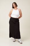 Bloom Maxi Slip Skirt, BLACK - alternate image 2