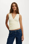 Marlo Wrap Tank, VANILLA GLOW - example image 1