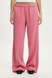 Waffle Sweatpant, WASHED BRIGHT PINK - example image 4