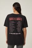 The Oversized Guns N Roses Tee, LCN BR GUNS N ROSES USE YOUR ILLUSION/ BLACK - alternate image 3