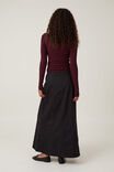 Zimi Panel Maxi Skirt, BLACK - alternate image 2