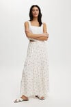 Haven Tiered Maxi Skirt, SULLY DITSY PORCELAIN - alternate image 1