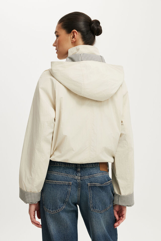 Hale Hooded Spray Jacket, SAND