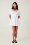 Pippa Mini Dress, WHITE - alternate image 2