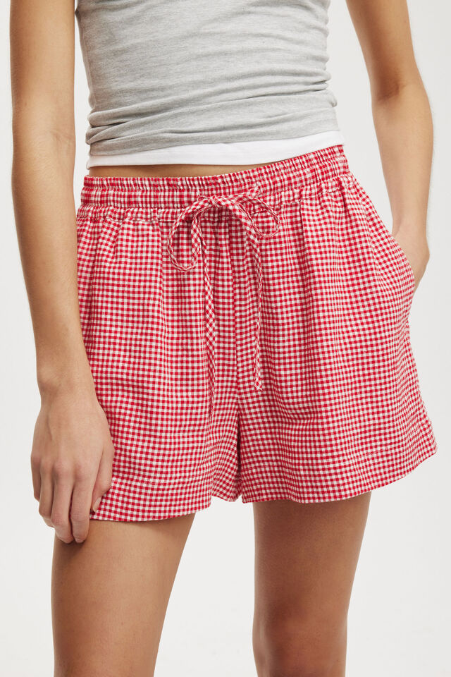 Haven Short, RED GINGHAM