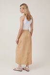 Frankie Utility Linen Skirt, GOLDEN SAND - alternate image 2