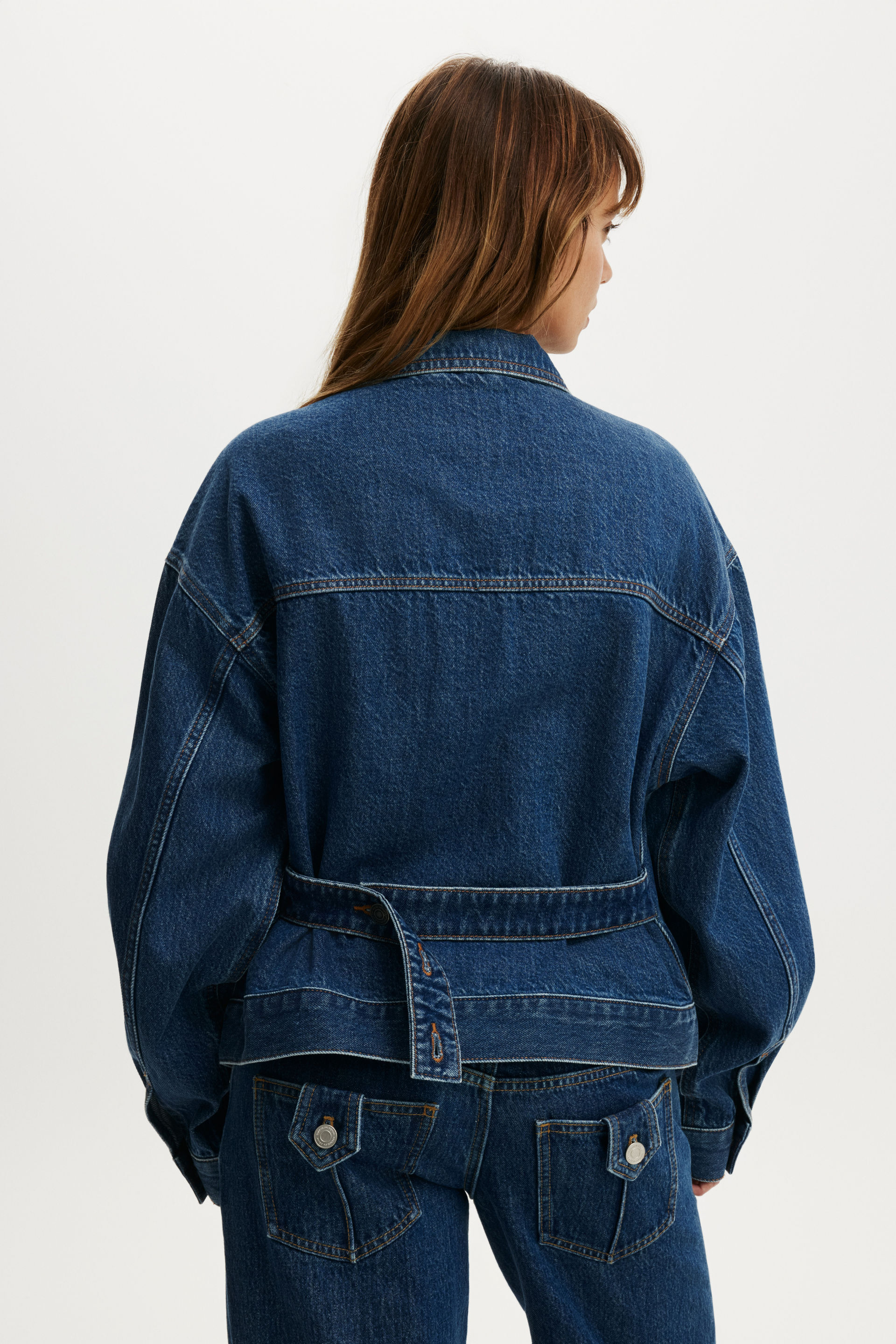 Women's Blue Original Denim Jacket | Cotton On United States