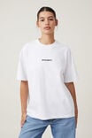 Camiseta - The Premium Boxy Graphic Tee, LOREM IPSUM/ WHITE - vista alternativa 1