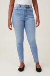 Curvy High Stretch Skinny Jean, CLOUD BLUE - alternate image 3