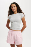 Classic Fleece Summer Sweat Short, FROSTED ROSE - alternate image 1