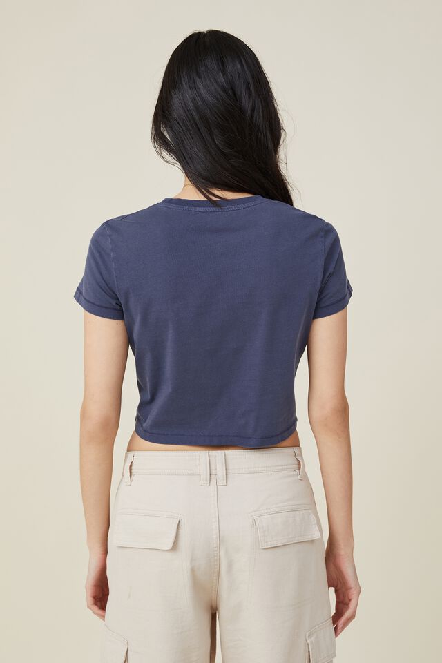 The Baby Tee, WASHED MIDNIGHT NAVY