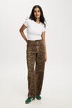 Loose Straight Jean, LEOPARD - alternate image 1