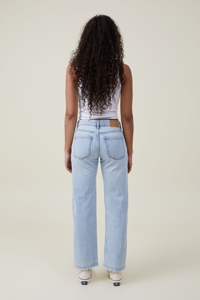 Low Rise Straight Jean Asia Fit, PALM BLUE