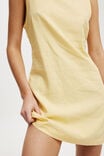 Haven High Neck Mini Dress, SUNSHINE YELLOW - alternate image 4