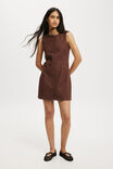 Sienna Vest Dress, CHOCOLATE - alternate image 2