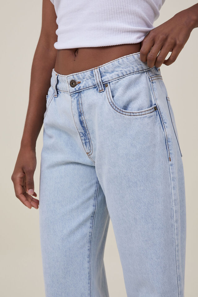 Low Rise Baggy Jean, SALTY BLUE