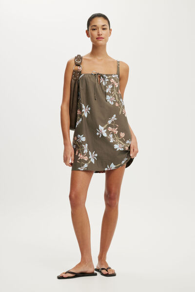 Willow Mini Dress, ISLA FLORAL BLUE