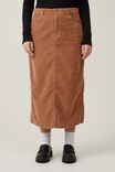 Cord Maxi Skirt, PINECONE - alternate image 4