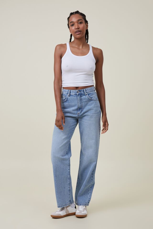 Loose Straight Jean | Stretchjeans