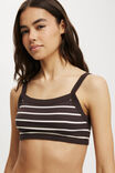 Rosa Micro Crop Tank, REMI STRIPE COLD BREW/COCONUT - alternate image 4