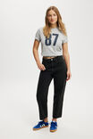 Straight Crop Jean, GRAPHITE BLACK - alternate image 1