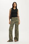 Cal&ccedil;a - Lexi Low Rise Utility Pant, NIKKI CAMO - vista de exemplo 1