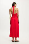Hallie Halter Maxi Dress, RED PETAL - example image 2