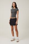 Hayden Utility Mini Skirt, BLACK - alternate image 2